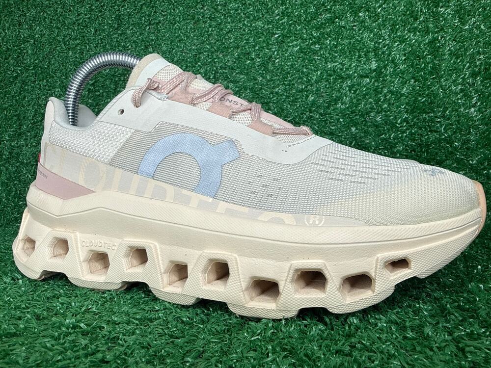 ON Running Women's Cloud Monster Moon Fawn Medium Running Shoes SZ 7.5